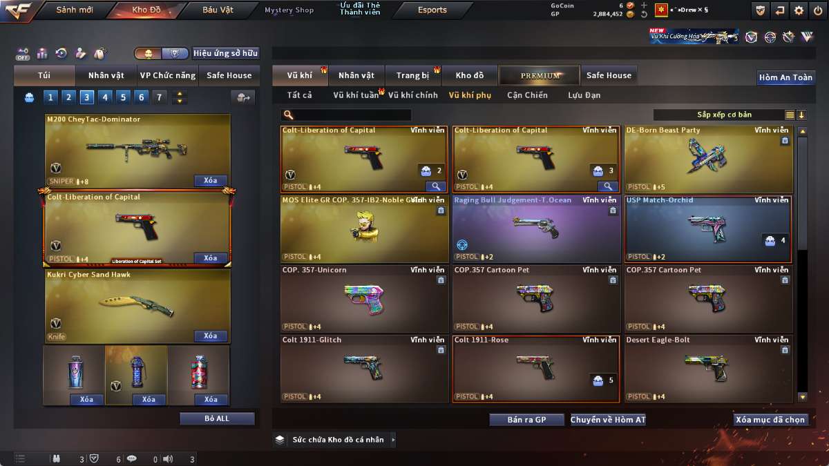 shop acc cf uy tin gia re